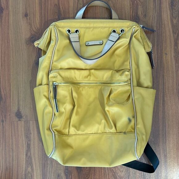 Tutilo New York mustard color knapsack bag as is - Picture 1 of 7